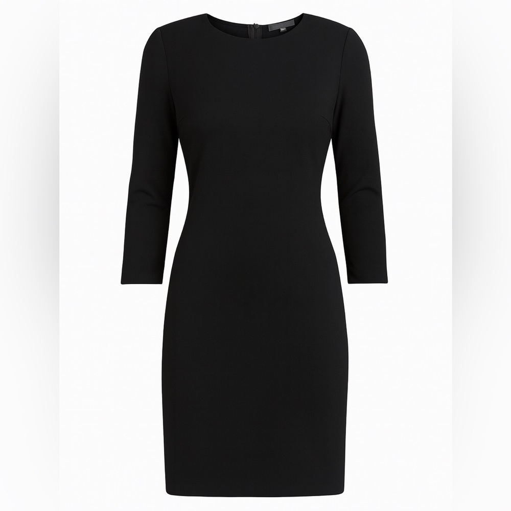 Vince Black Long Sleeve Dress